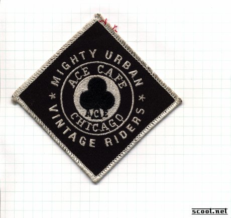 Mighty Urban Vintage Riders Scooter Patch