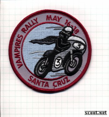 Vampires Rally Scooter Patch