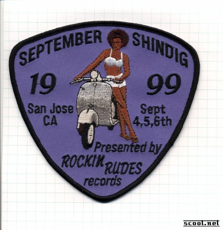 September Shindig Scooter Patch