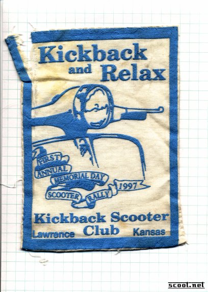 Kick Back and Relax Scooter Patch