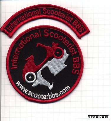 International Scooterist BBS Scooter Patch