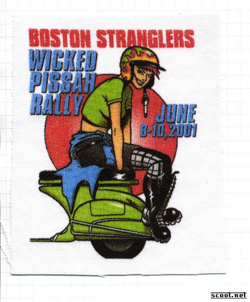 Boston Stranglers Scooter Patch