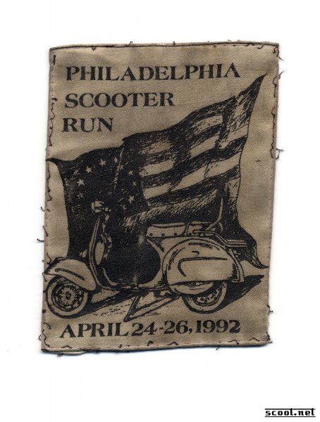 Philadelphia Scooter Run Scooter Patch