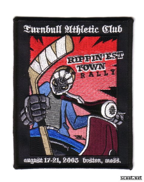 Rippin'est Town Rally Scooter Patch