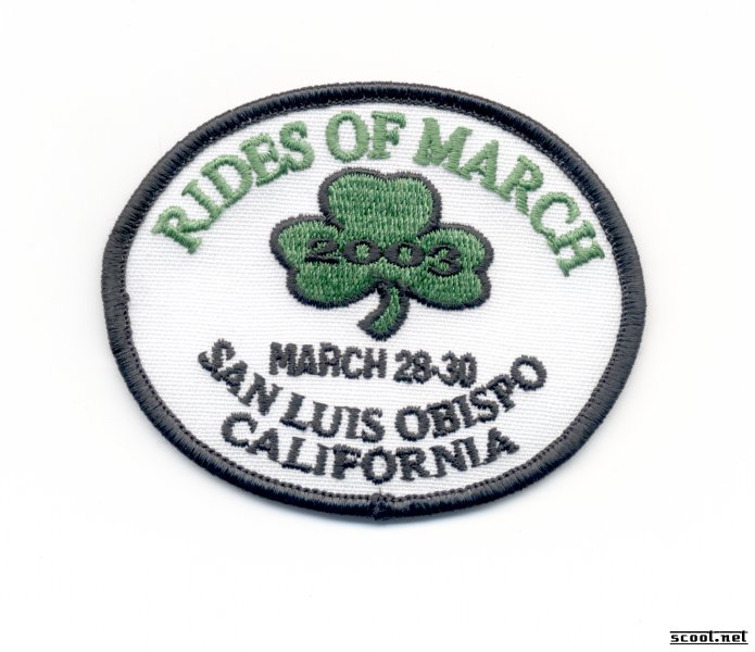 Rides of March Scooter Patch