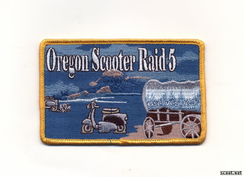 Oregon Scooter Raid Scooter Patch