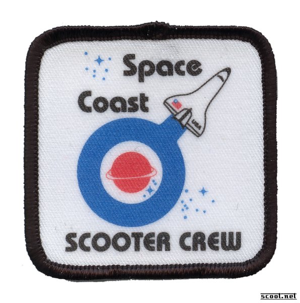 Space Coast Scooter Crew Scooter Patch