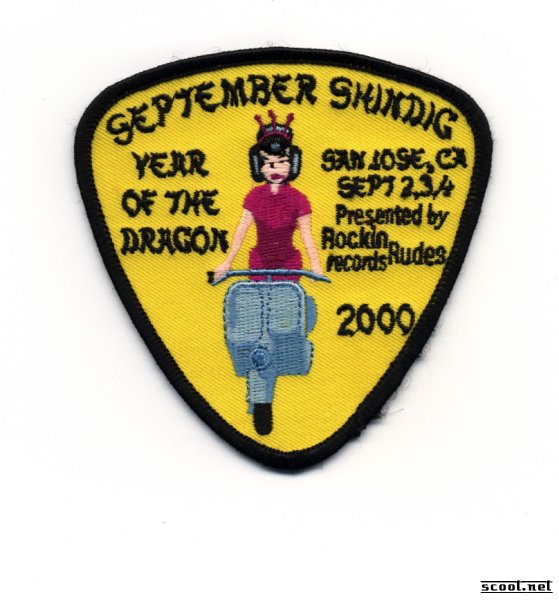 September Shindig Scooter Patch