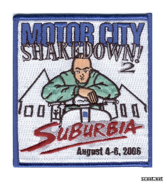 Motor City Shakedown Scooter Patch