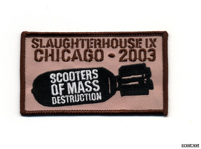 Slaughterhouse Scooter Patch