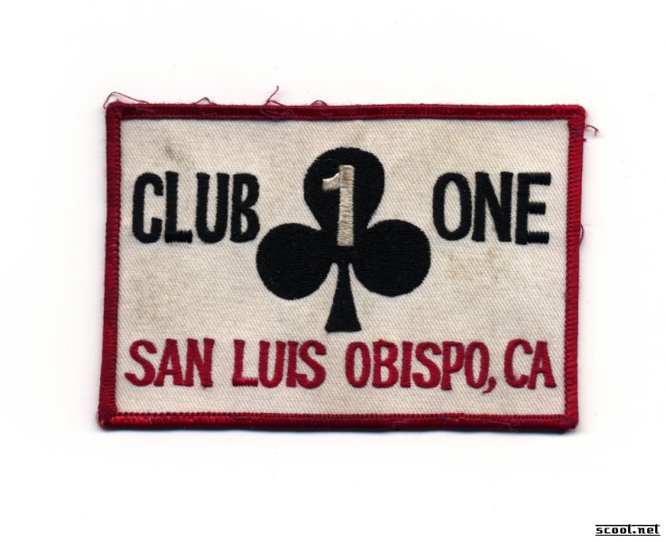 Club One San Luis Obispo, CA Scooter Patch