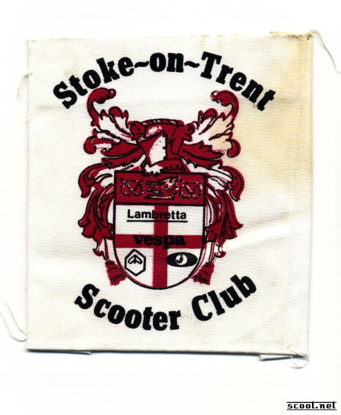 Stoke on Trent Scooter Club Scooter Patch