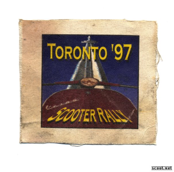 Toronto Scooter Rally Scooter Patch