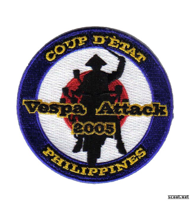 Vespa Attack Scooter Patch