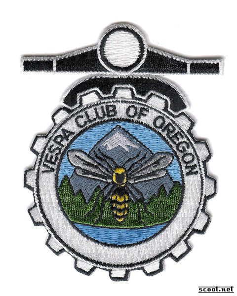 Vespa Club of Oregon Scooter Patch
