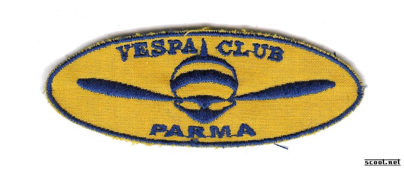 Vespa Club Parma Scooter Patch