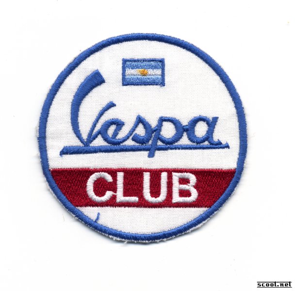 Vespa Club Argentina Scooter Patch