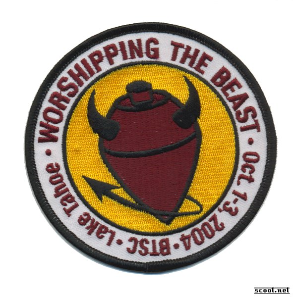 Worshipping the Beast Scooter Patch