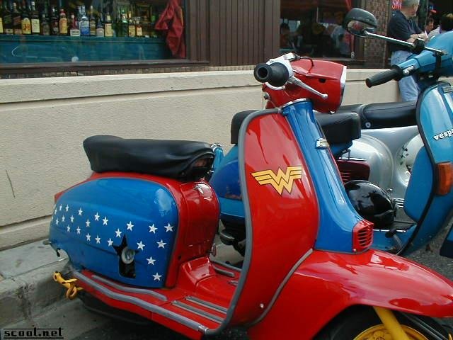 cool moped paint jobs