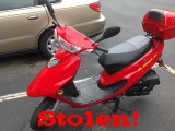 Stolen scooter pic