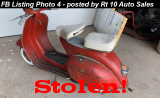 Stolen scooter pic